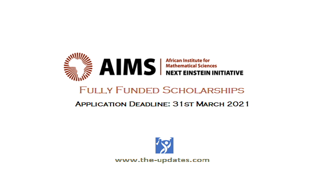 AIMS-Masters Scholarship in Mathematical Science
