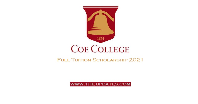 Global Leadership Full-Tuition Scholarship at Coe College USA 2021