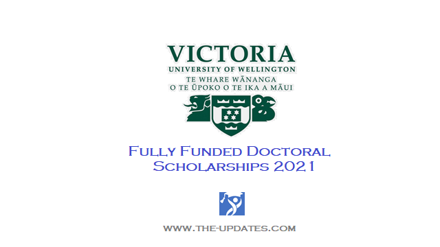 Doctoral Scholarship at Victoria University of Wellington New Zealand