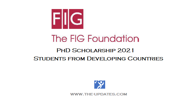 FIG Foundation PhD Scholarships Denmark 2021