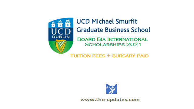 Bord Bia International Scholarships at the UCD Dublin Ireland