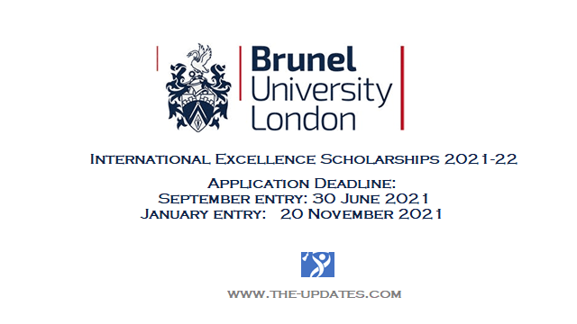 International Excellence Scholarship at Brunel University London 2021/22