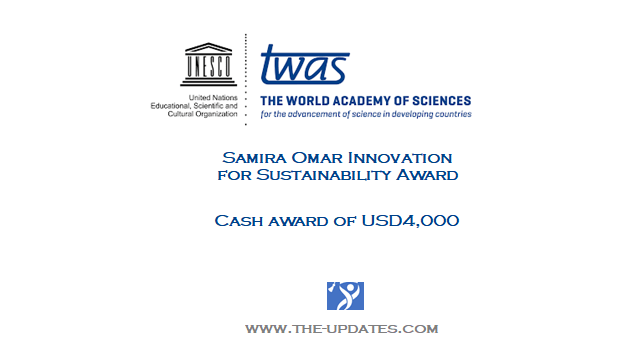Samira Omar Innovation for Sustainability Award by TWAS 2021