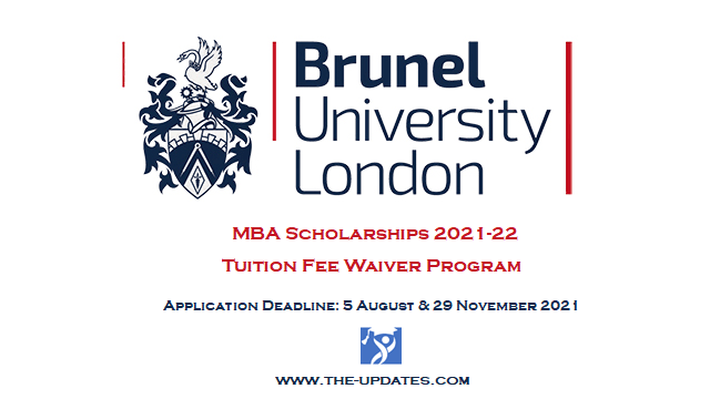MBA Scholarships at Brunel University of London 2021-22