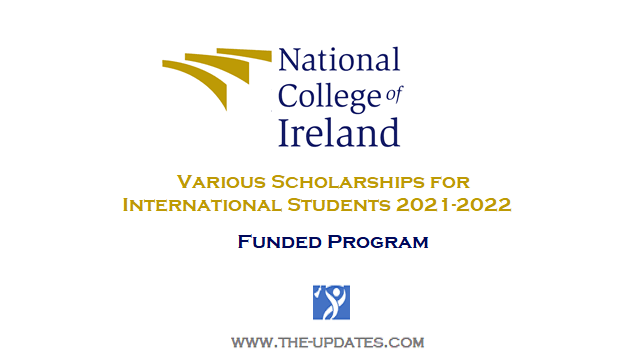 International Scholarships at National College of Ireland 2021-2022