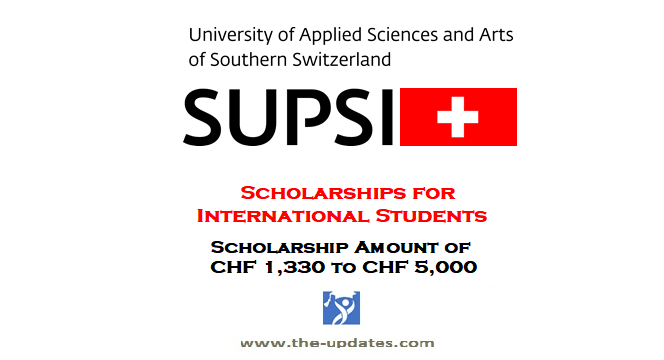 SUPSI scholarships Switzerland 2021-2022