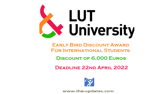 Early Bird Scholarships for International Students at LUT University Finland