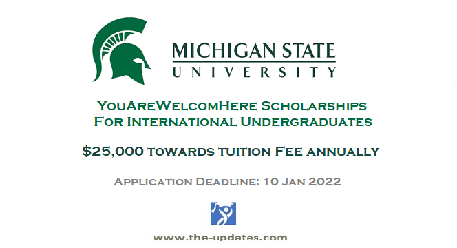 #Youarewelcomehere Scholarship at Michigan State University 2022-2023