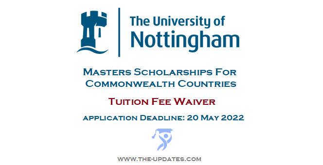 Developing Solutions Masters Scholarships at University of Nottingham 2022-23