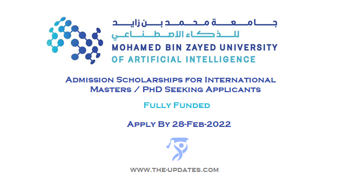 Admission Scholarships at Mohamed Bin Zayed University UAE 2022-23