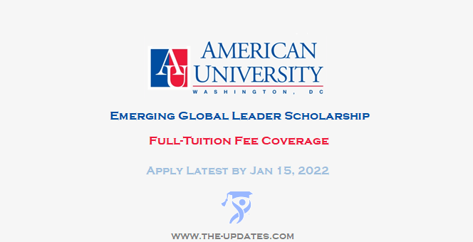 Emerging Global Leader Scholarship at American University 2022