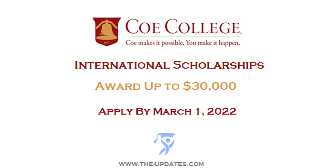 International Scholarships at COE USA 2022-23