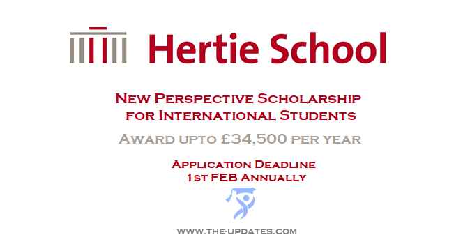 New Perspectives Scholarship at Hertie School in Germany for International Students