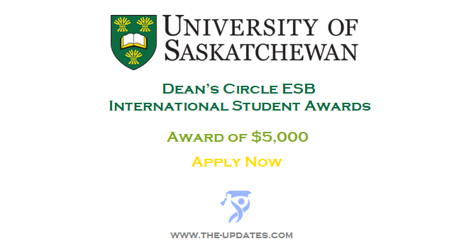 Saskatchewan University International Student Awards