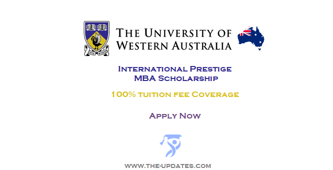 International Prestige MBA Scholarship at UWA Australia 2022
