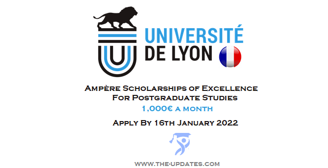 Ampère Scholarships of Excellence at ENS de Lyon 2022-2023