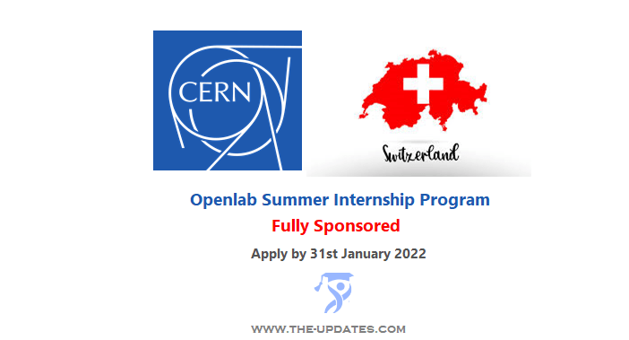Openlab Summer Student Program for International Students by CERN Switzerland