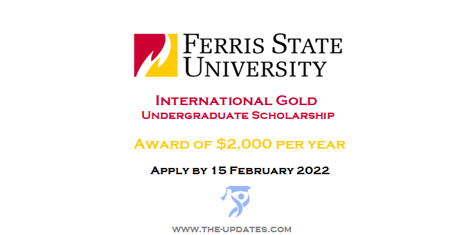 International Gold Scholarships at Ferris State University USA 2022-23