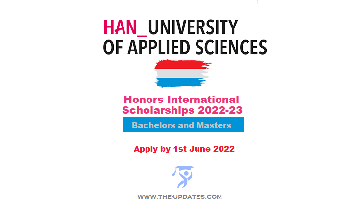 Honors Scholarships at HAN University Netherlands 2022-23