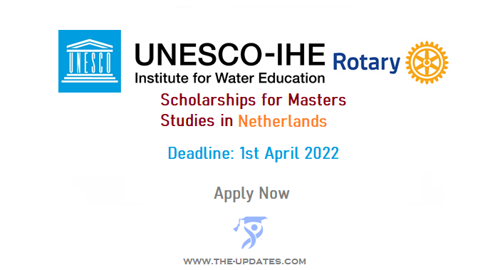 Rotary Scholarships for Postgraduate Studies in the Netherlands 2022