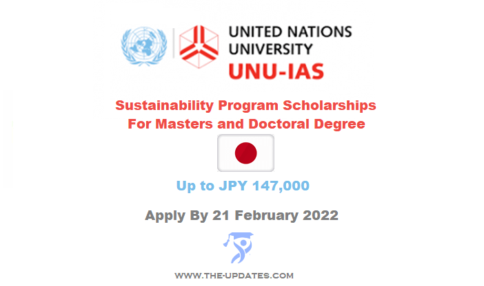 United Nations University-IAS Scholarships in Japan 2022-23