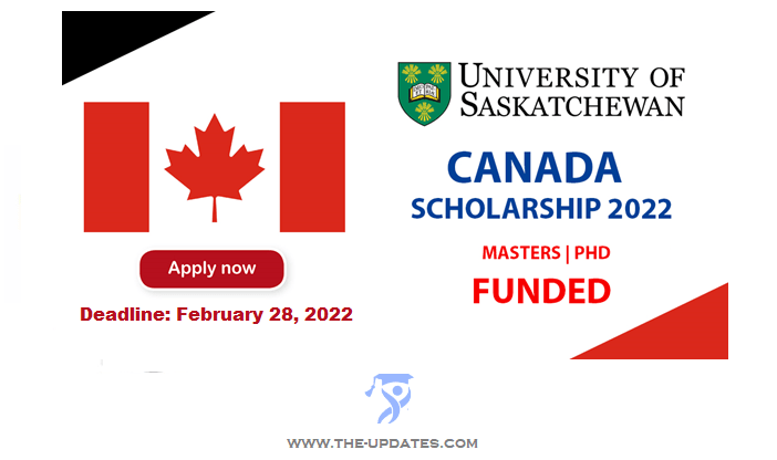 Graduate Scholarships at University of Saskatchewan Canada 2022-23