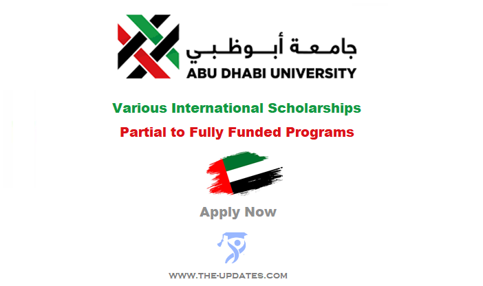 Scholarships for International Students Abu Dhabi University UAE 2022-23