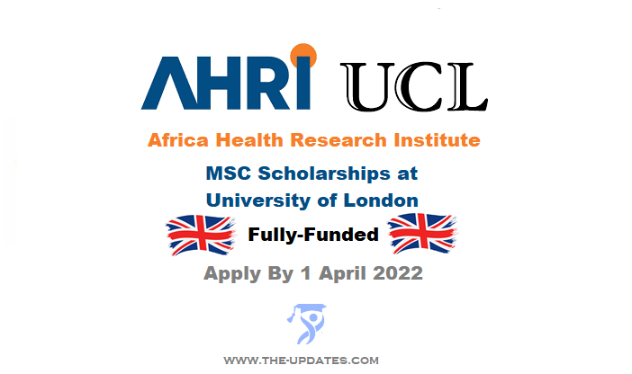 Africa Health Research Institute/University College London MSc Scholarship