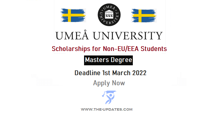 Umeå University Scholarships for Non-EU/EEA Students 2022