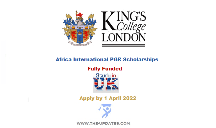 Africa International PGR Scholarships at King’s College London 2022-23
