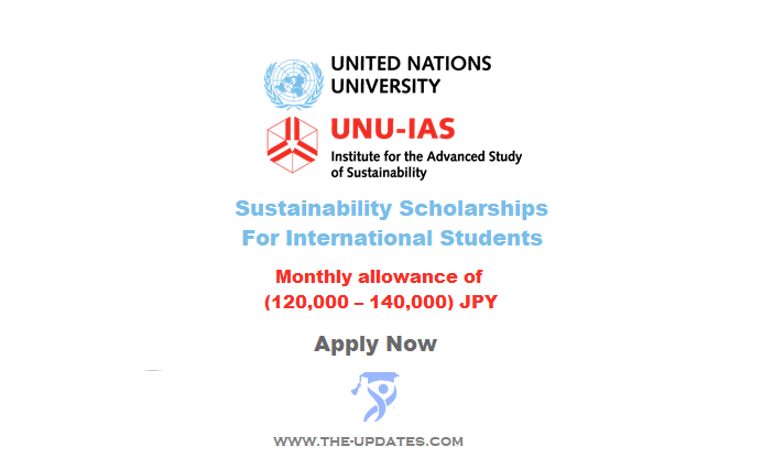 Sustainability Scholarship for International Students at United Nations University Japan