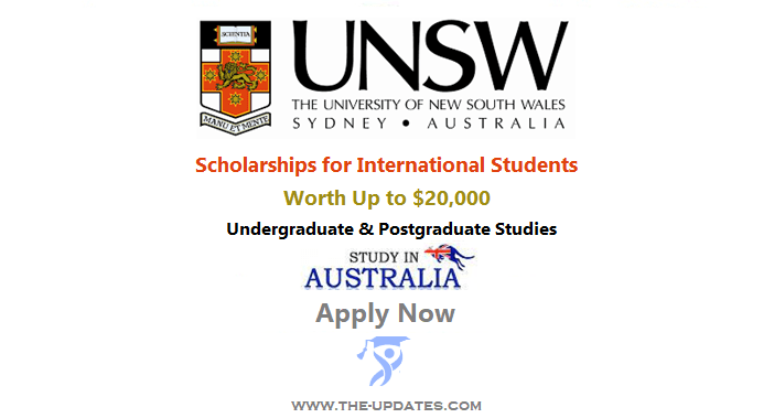 UNSW Scholarships for International Students for Studies in Australia 2022-2023