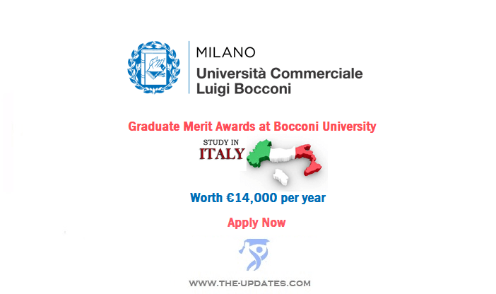 Graduate Merit Awards at Bocconi University Italy 2022
