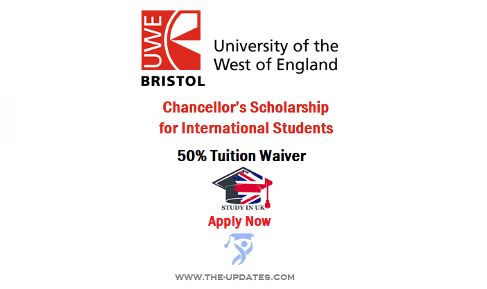 Chancellor’s Scholarship for International Students at UWE Bristol 2022