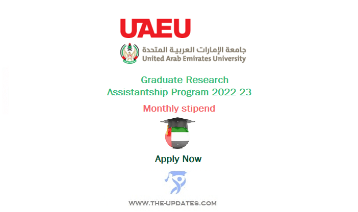 Graduate Research Assistantship at UAE University 2022-23