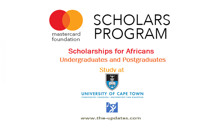 Mastercard Foundation Scholarships for Africans at University of Cape Town 2022