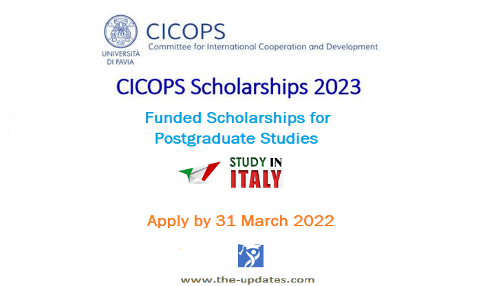 CICOPS Scholarships in Italy for Developing Countries 2023