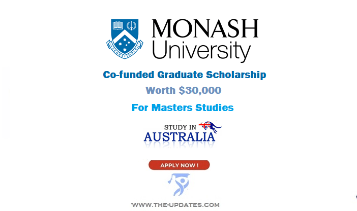 Co-funded Monash Graduate Scholarship at Monash University 2022