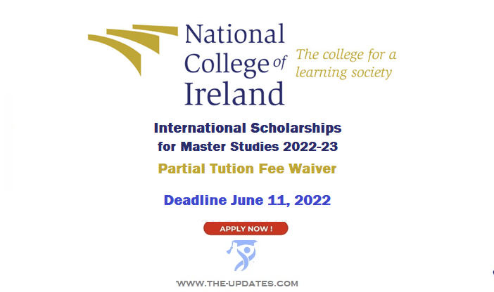 International Scholarships at National College of Ireland 2022