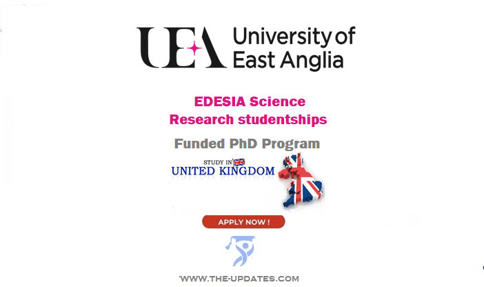 EDESIA Science Scholarships at University of East Anglia UK 2022-2023