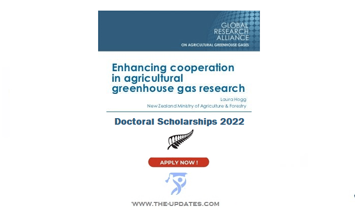 New Zealand Global Research Alliance Doctoral Scholarships 2022