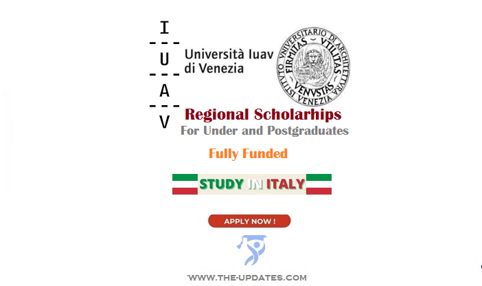 Regional Scholarships at IUAV University of Venice for International Students