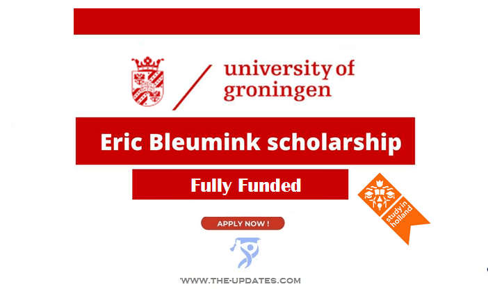 Eric Bleumink Fund Masters Scholarship at the University of Groningen 2022-23