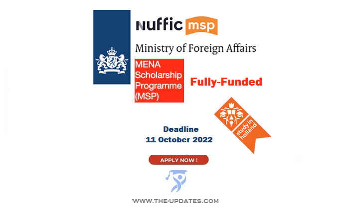 Fully Funded MENA Scholarship Programme in Holland 2022-2023-min