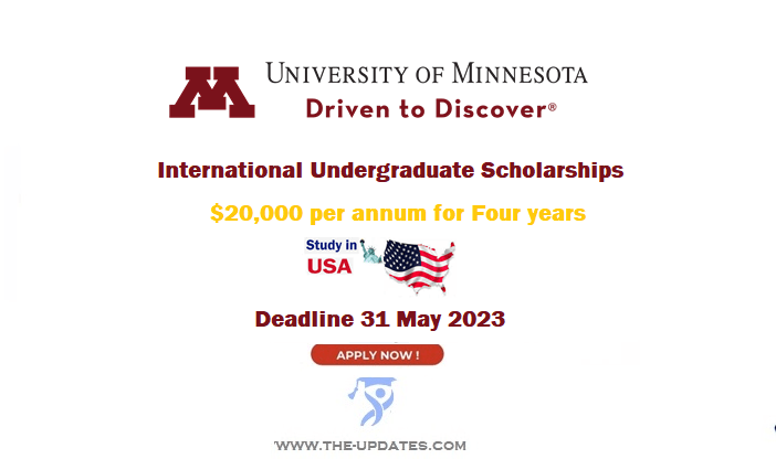 International Student Scholarships at University of Minnesota 2023-24