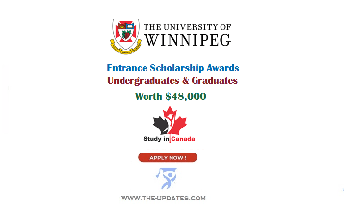 Entrance Scholarship Awards for International Students at University of Winnipeg 2023