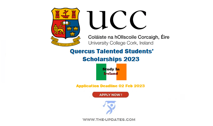 Quercus Talented Students’ Scholarships at University College Cork Ireland 2023