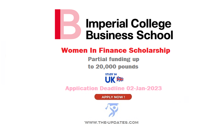 Women In Finance Scholarship at Imperial College Business School UK 2023-24