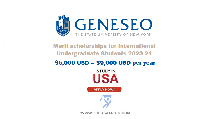 Geneseo State University of New York Merit scholarships for International Students