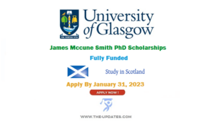 glasgow uni phd scholarships